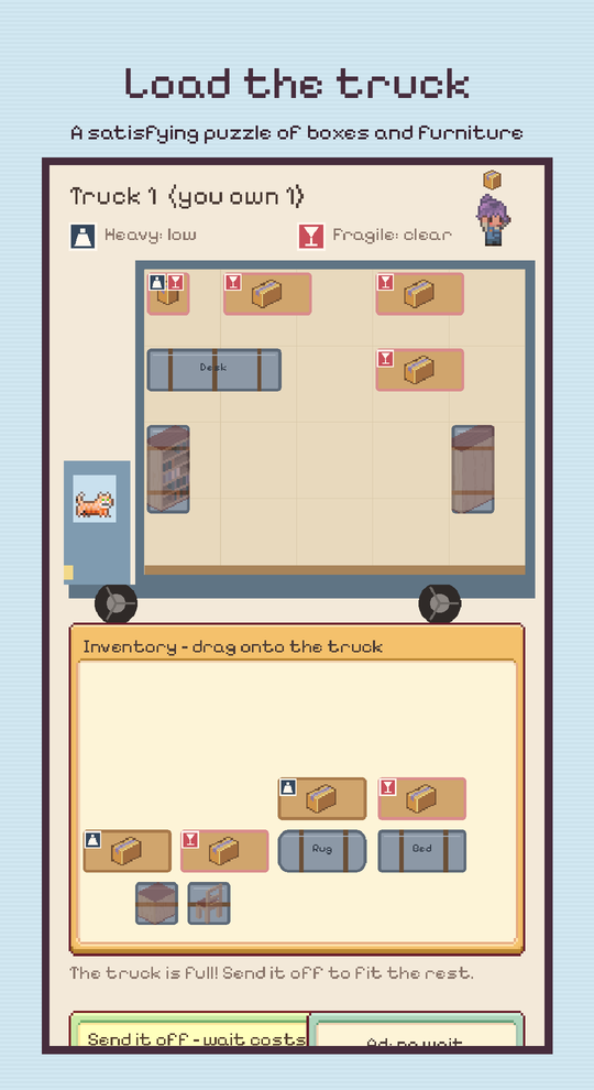 Loading the moving truck